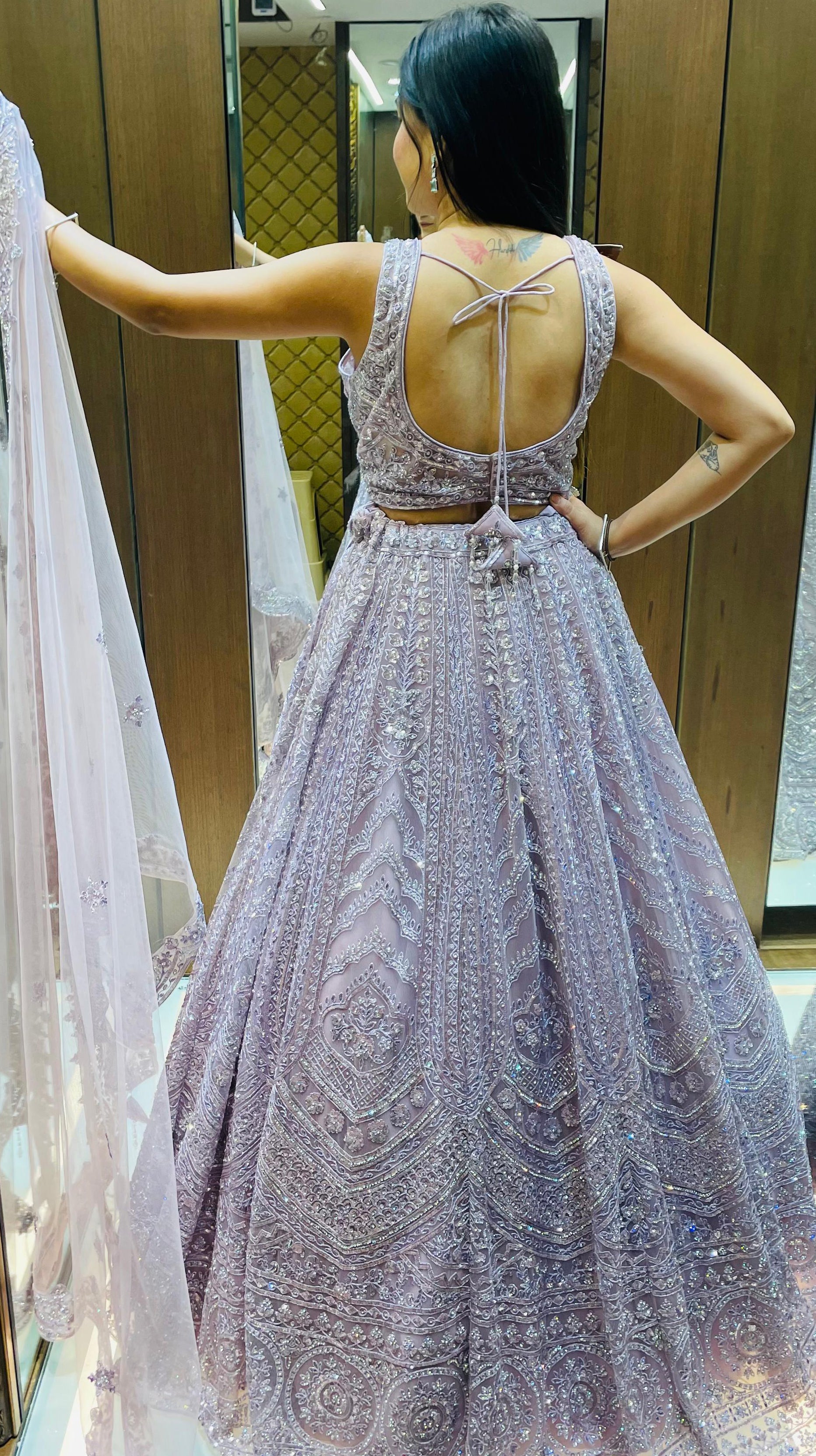 Exclusive Purple Color Hand Work Lehenga Choli