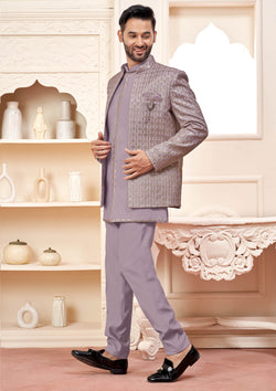 Classic Purple Color Ethnic Men's Wear