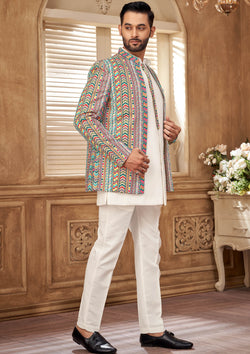Multi Color Jodhpuri Men's Wear