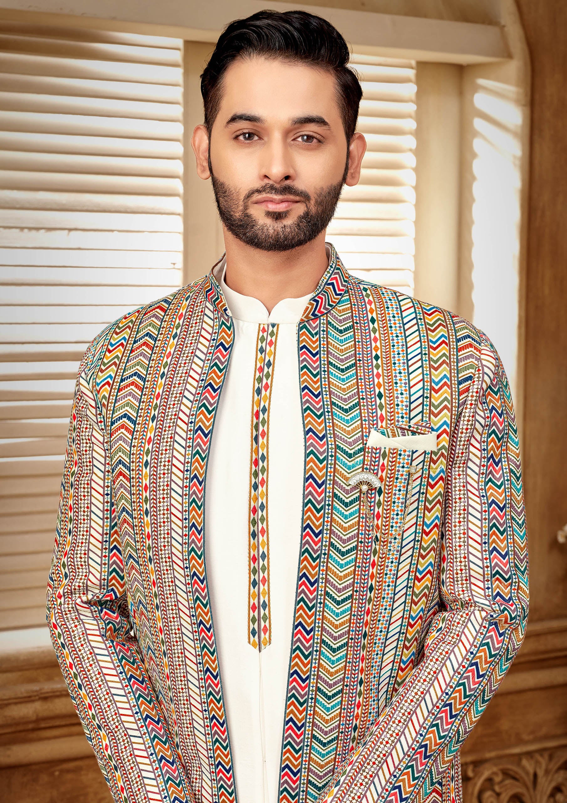 Multi Color Jodhpuri Men's Wear