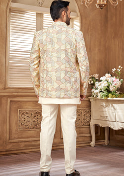 Pastel Jodhpuri Set For Men