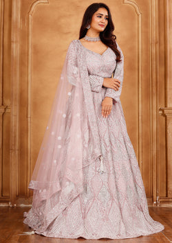 Designer Purple Color Hand work Lehenga Choli